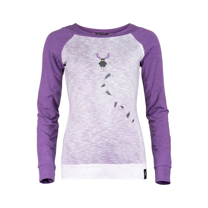 Bluza damska Chillaz SERLES HIRSCHKRAH VIOLET SPRAYED